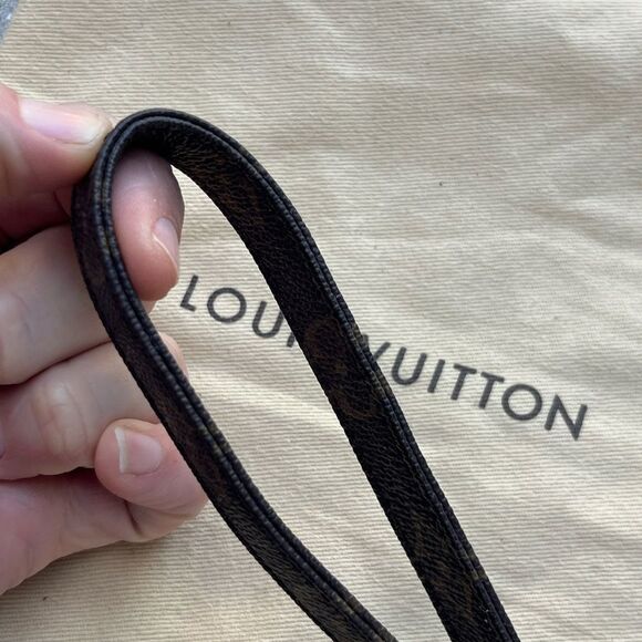 14 Louis Vuitton Monogram Canvas Key Wristlet Strap Attachment - Picture 7 of 10